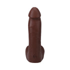The Realistic Cock 7 in. ULTRASKYN Vac-U-Lock Dildo with Balls Chocolate