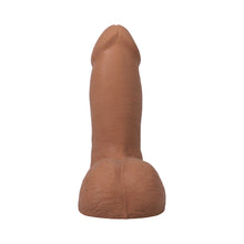The Realistic Cock 5 in. ULTRASKYN Vac-U-Lock Dildo with Balls Caramel