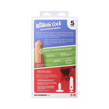 The Realistic Cock 5 in. ULTRASKYN Vac-U-Lock Dildo Vanilla