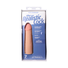 The Realistic Cock 7 in. ULTRASKYN Vac-U-Lock Dildo Vanilla