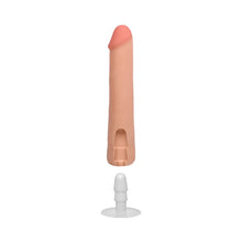 The Realistic Cock 9 in. ULTRASKYN Vac-U-Lock Dildo Vanilla