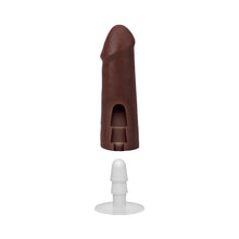 The Realistic Cock 5 in. ULTRASKYN Vac-U-Lock Dildo Chocolate