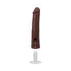 The Realistic Cock 9 in. ULTRASKYN Vac-U-Lock Dildo Chocolate