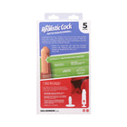 The Realistic Cock 5 in. ULTRASKYN Vac-U-Lock Dildo Caramel