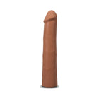 The Realistic Cock 9 in. ULTRASKYN Vac-U-Lock Dildo Caramel