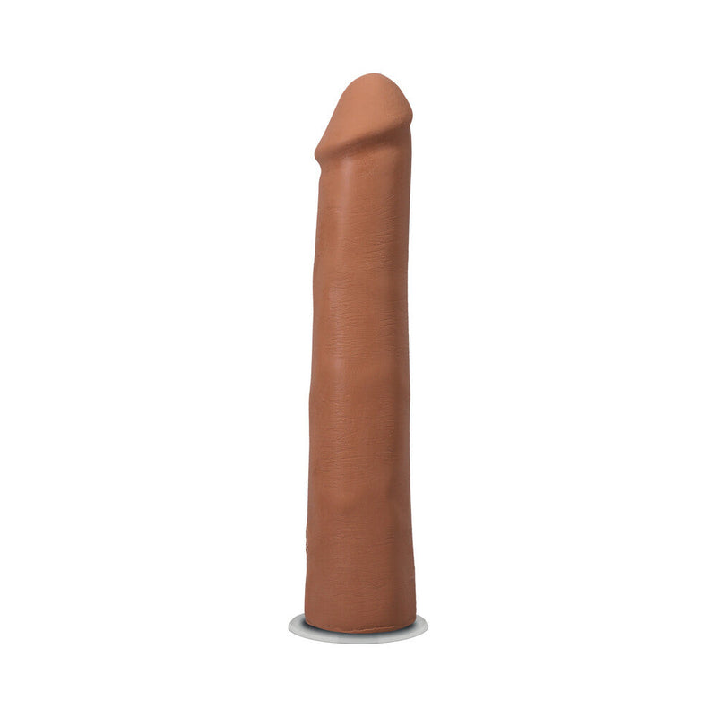 The Realistic Cock 9 in. ULTRASKYN Vac-U-Lock Dildo Caramel