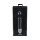 Royal Gems Scepter Silicone Rechargeable Vibrator Black