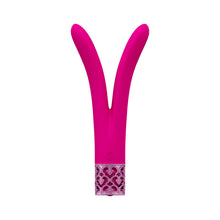 Royal Gems Dueling Queens Silicone Rechargeable Vibrator Pink