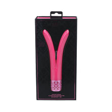 Royal Gems Dueling Queens Silicone Rechargeable Vibrator Pink