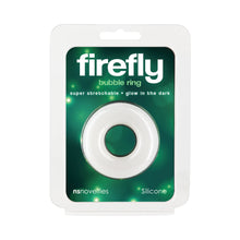 Firefly Bubble Ring Medium Glow-in-the-Dark Cock Ring White