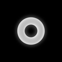 Firefly Bubble Ring Medium Glow-in-the-Dark Cock Ring White