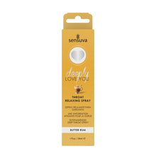 Sensuva Deeply Love You Throat Relaxing Spray Butter Rum 1 oz.
