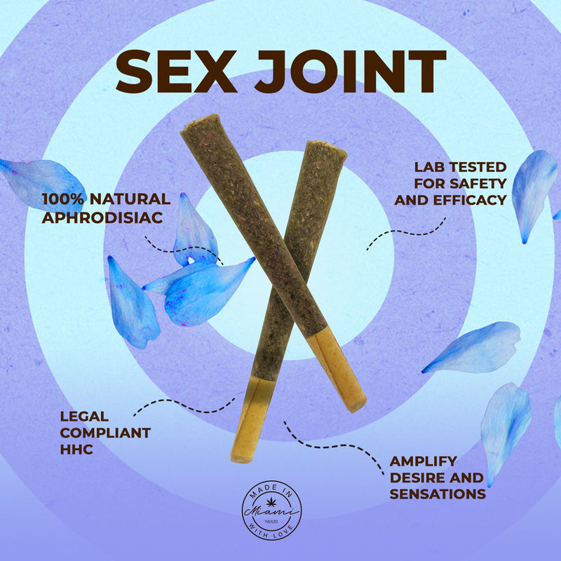 NUUD NUUDIES Pre-Rolled Sex Joints Single Blue Lotus 12-Piece Display