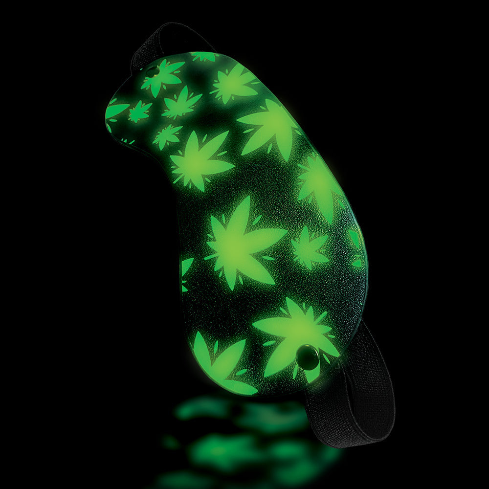 Stoner Vibes Chronic Collection Glow in the Dark Blindfold