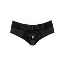 SpareParts Tomboi Cover Brief Style Underwear Harness Nylon Black/Black 3XL