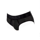 SpareParts Tomboi Cover Brief Style Underwear Harness Nylon Black/Black 3XL