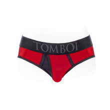 SpareParts Tomboi Cover Brief Style Underwear Harness Nylon Red/Black L