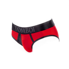 SpareParts Tomboi Cover Brief Style Underwear Harness Nylon Red/Black 2XL