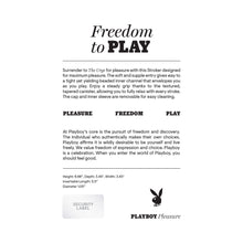 Playboy The Urge Small Stroker Non Vibrating TPE Black