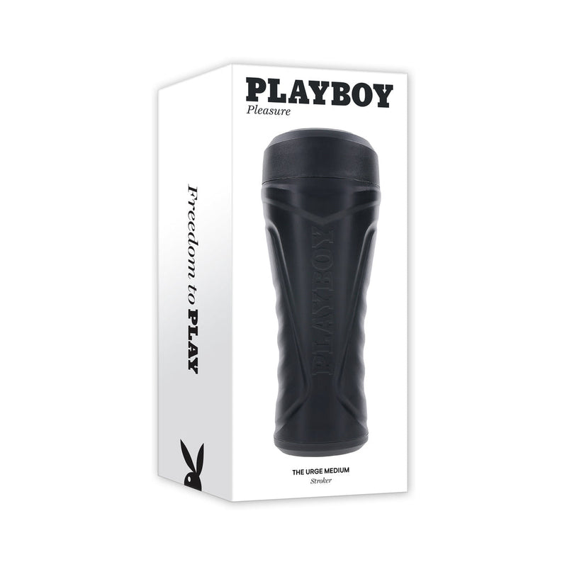 Playboy The Urge Medium Stroker Non-Vibrating TPE Black