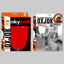 Oxballs Oxjok Hunker Comfy-Pouch Slider-Strap Jock Red Hot 2XL