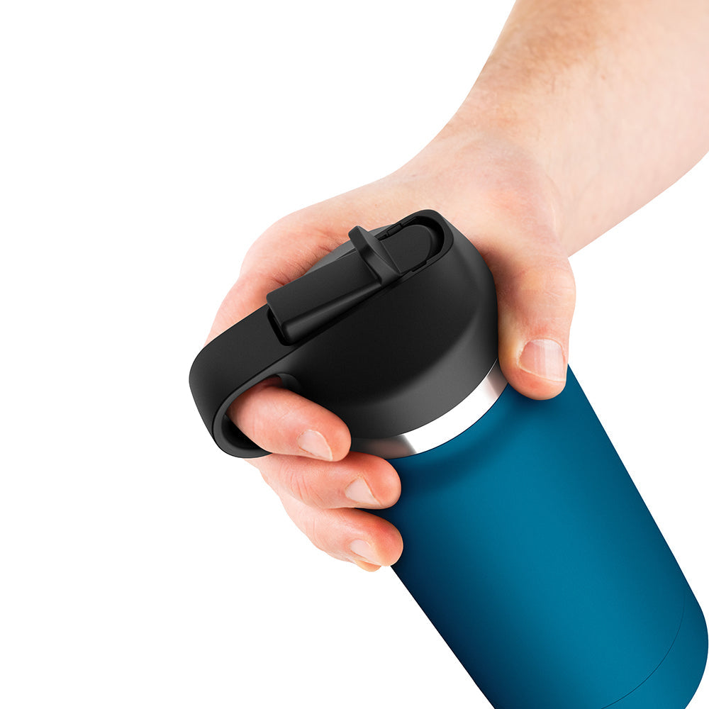PDX Plus Fuck Flask Private Pleaser Discreet Stroker Blue Bottle Light