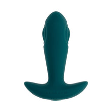 Gender X Tunnel Tapper Rechargeable Vibrating Anal Plug with Remote Teal