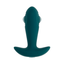 Gender X Tunnel Tapper Rechargeable Vibrating Anal Plug with Remote Teal