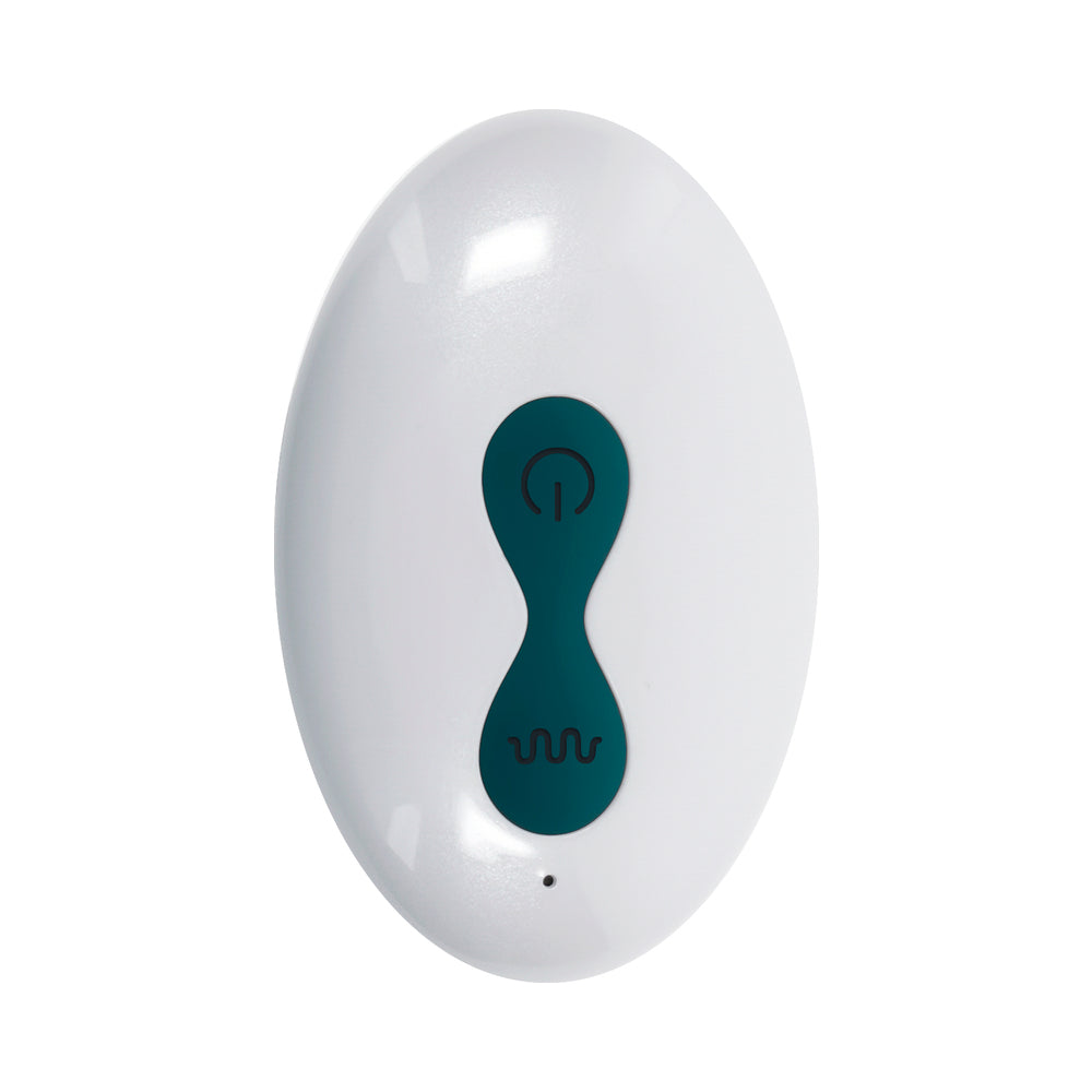 Gender X Tunnel Tapper Rechargeable Vibrating Anal Plug with Remote Teal