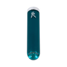 Playboy Emerald Rechargeable Vibrating Glass Mini Vibe Deep Teal