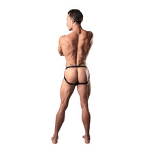 Male Power Lucifer Strappy Jock Black S/M