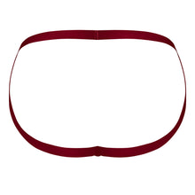 Male Power Lucifer Strappy Jock Burgundy L/XL