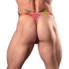 Male Power Your Lace Or Mine Bong Thong Multicolor S/M