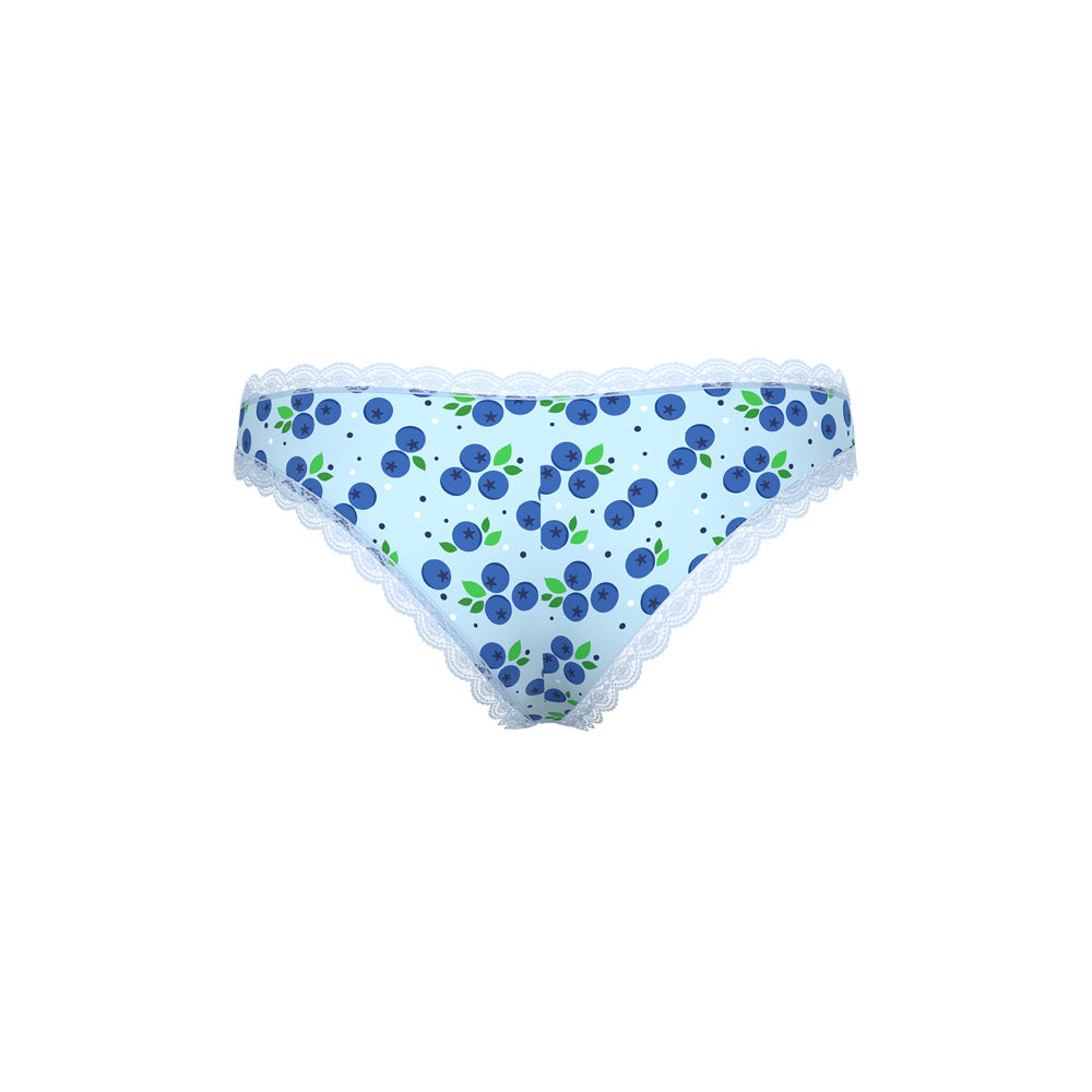 Magic Silk Sweet Treats Boy Short with Lube Blueberry L/XL