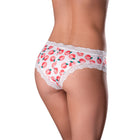 Magic Silk Sweet Treats Boy Short with Lube Peach L/XL