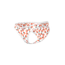 Magic Silk Sweet Treats Crotchless Boy Short with Lube Peach S/M