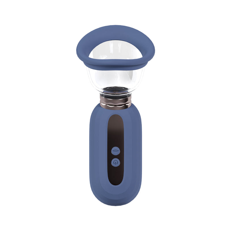 Pumped Dazzling Automatic Rechargeable Vulva & Breast Pump Blue