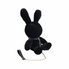 Shots Rabbit Bondage Velvet Stuffy Small Black