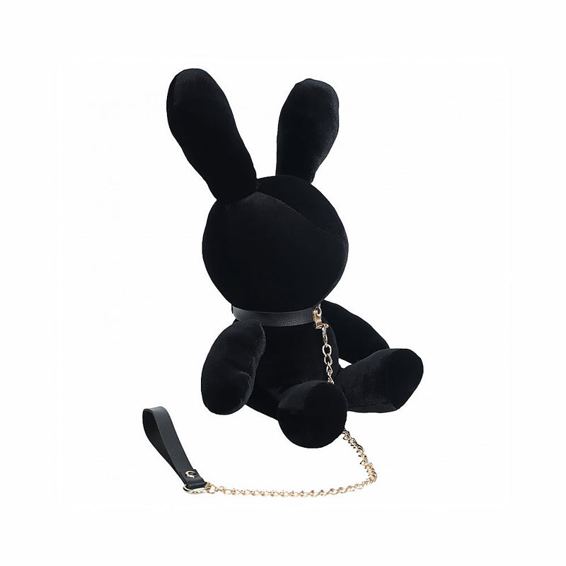 Shots Rabbit Bondage Velvet Stuffy Small Black
