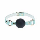 Ouch! International Paris Collection Silicone Ball Gag Blue