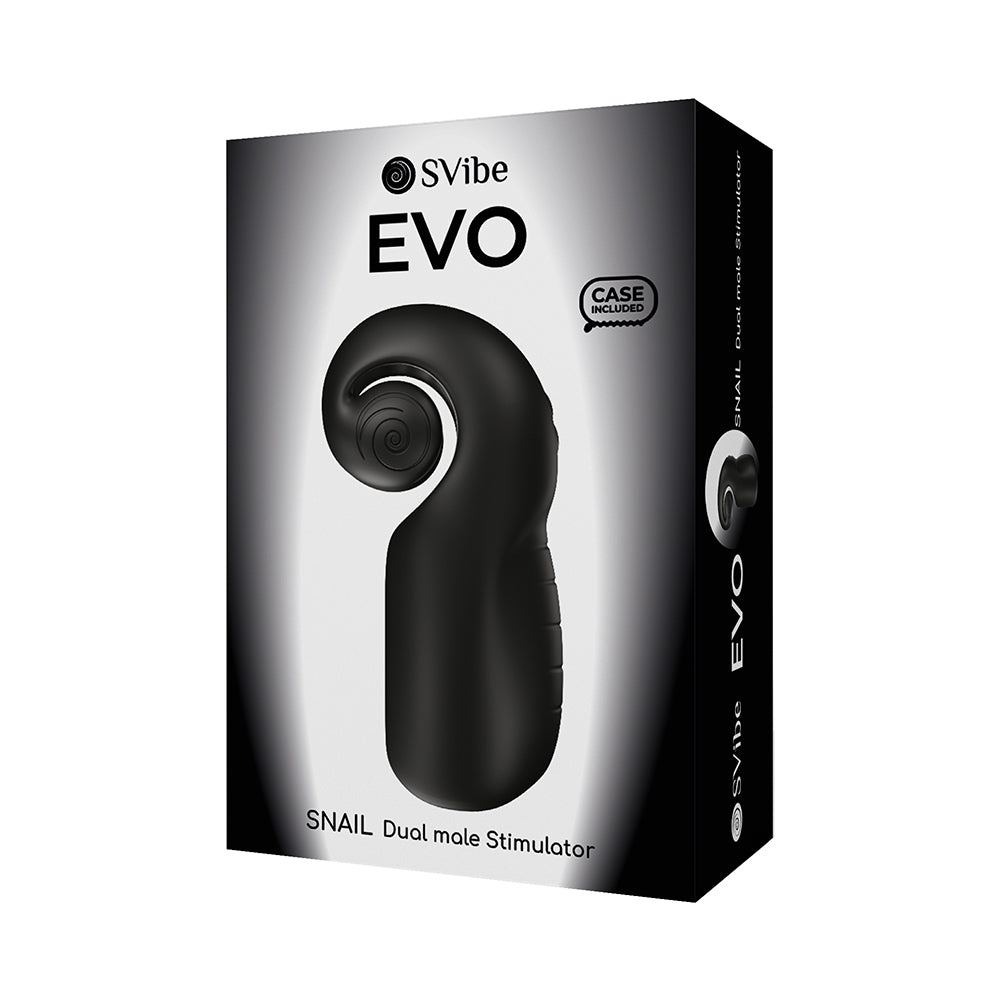 SVibe Snail Evo Rechargeable Masturbator Black