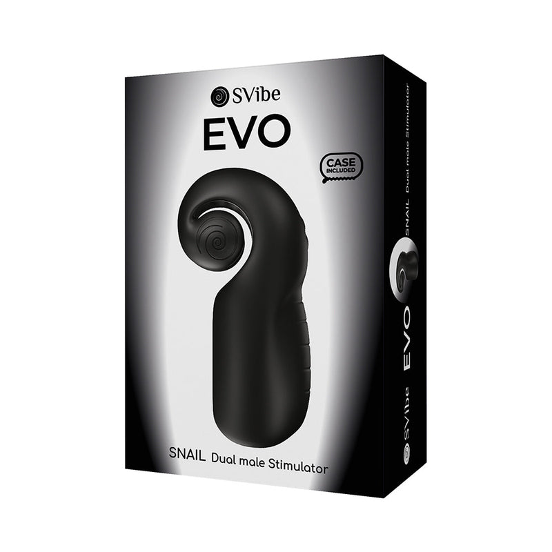 SVibe Snail Evo Rechargeable Masturbator Black
