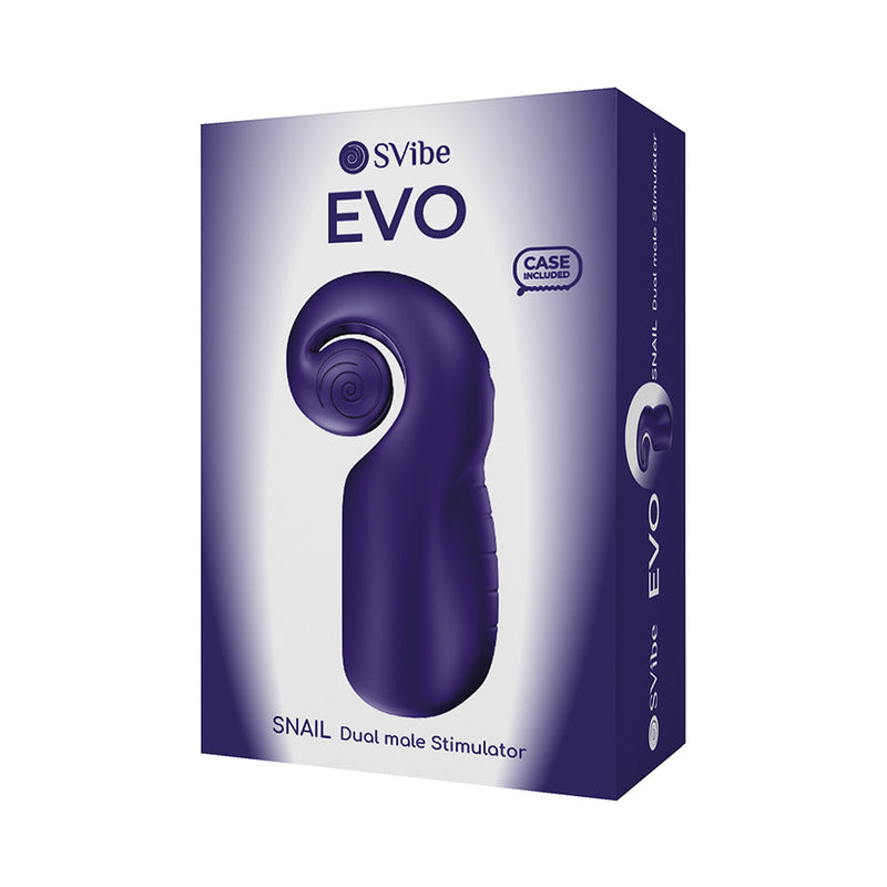 SVibe Snail Evo Rechargeable Masturbator Navy