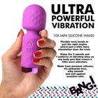 BANG! 10X Mini Silicone Wand Purple