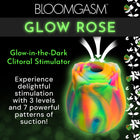 Bloomgasm Glow Rose Glow-in-the-Dark Rose Clit Stimulator