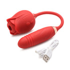 Bloomgasm Romping Rose 10X Suction Rose & Thrusting Vibrator