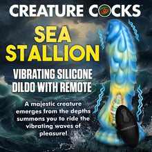 Creature Cocks Sea Stallion Vibrating Silicone Dildo with Remote