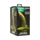 Creature Cocks Swamp Monster Green Scaly Silicone Dildo