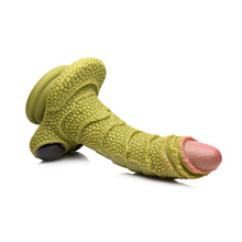 Creature Cocks Swamp Monster Green Scaly Silicone Dildo