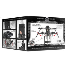 Master Series Leg Spreader Obedience Chair with Sex Machine